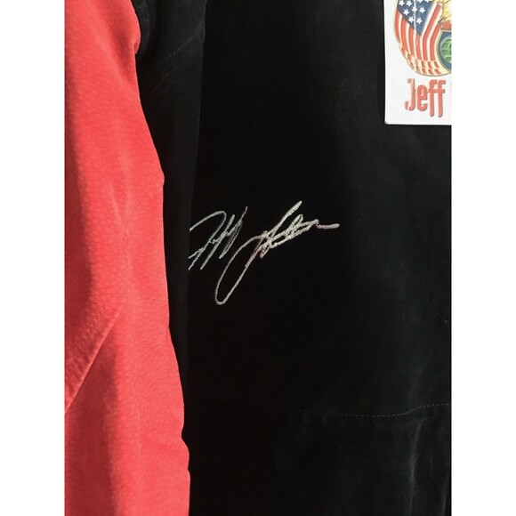NWT DUPONT NASCAR LOGO AUTHENTIC SUEDE JACKET BY JEFF HAMILTON SIZE XL - Picture 4 of 12